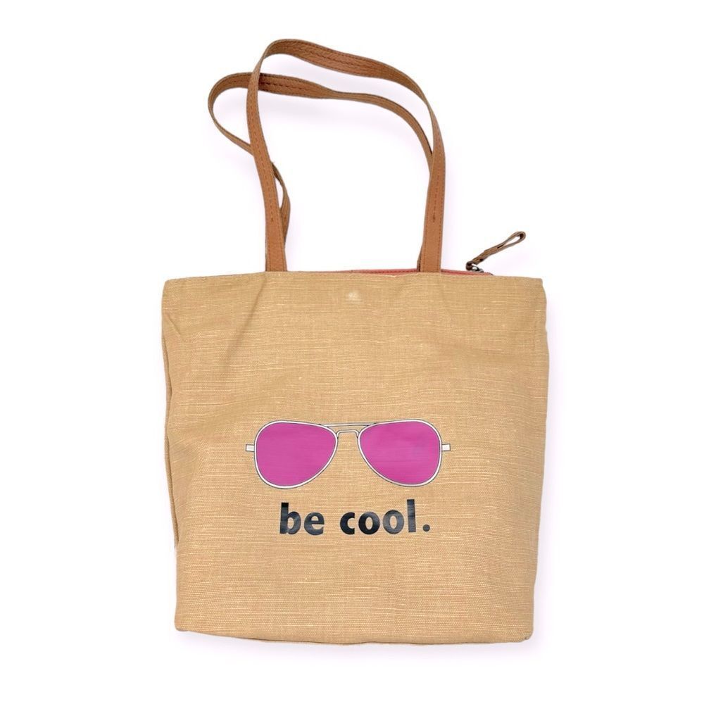 ☀️SALE☀️ The Sak Reversible Pink Coral Leather Be Cool Oversized Slouchy Tote